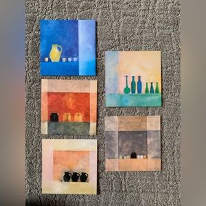 IKEA 5 Assorted KORT Roma Tearne Cards & Envelopes Vintage 2002.